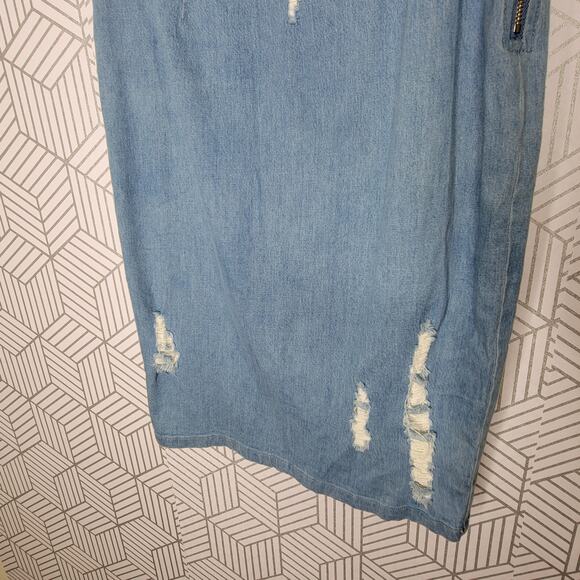 Lucy Paris Jean Skirt Sz Medium - Picture 5 of 9